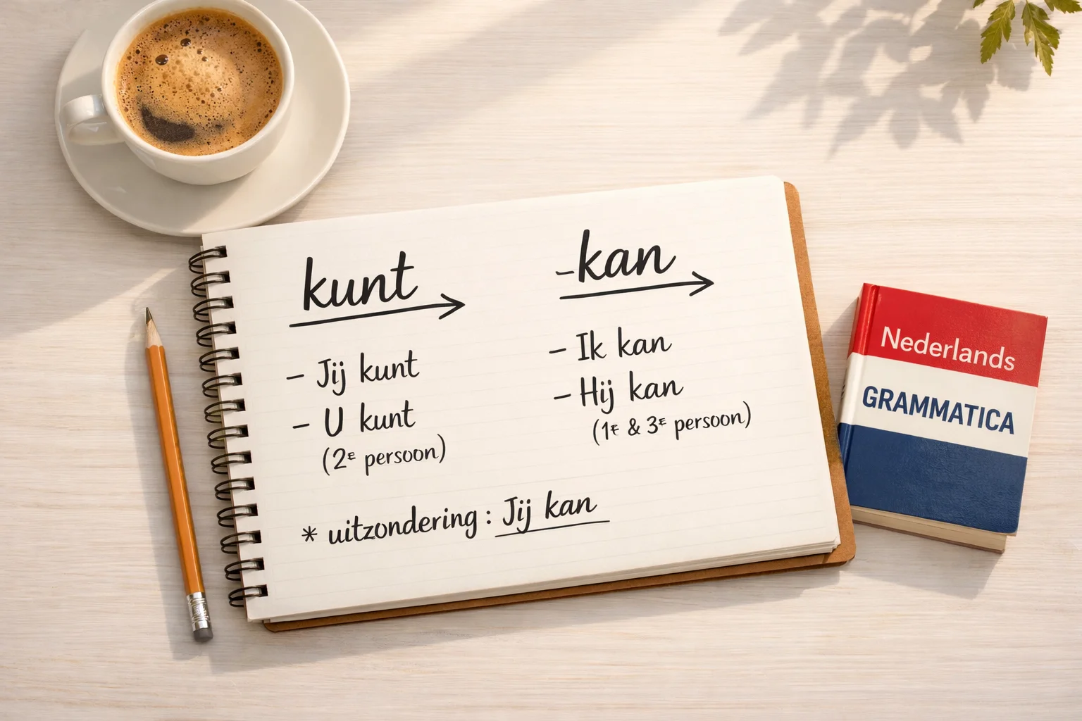 Je kunt of je kan: wat is correct?