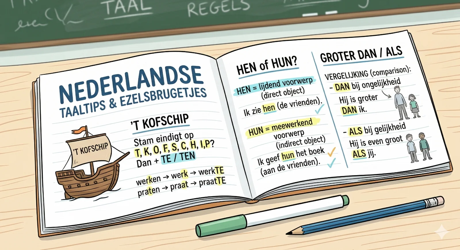 Ezelsbruggetjes voor Nederlandse spelling en grammatica